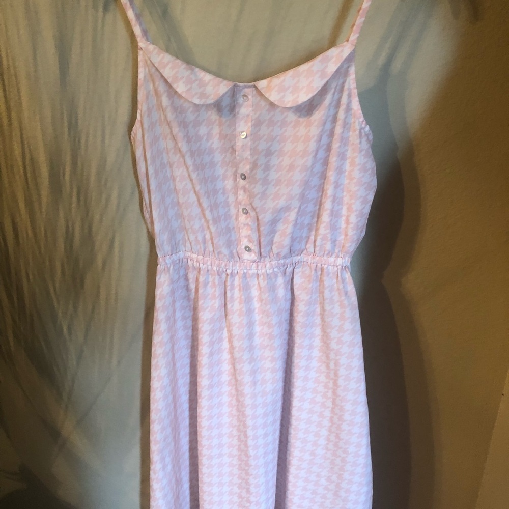 Baby Pink and White Dress